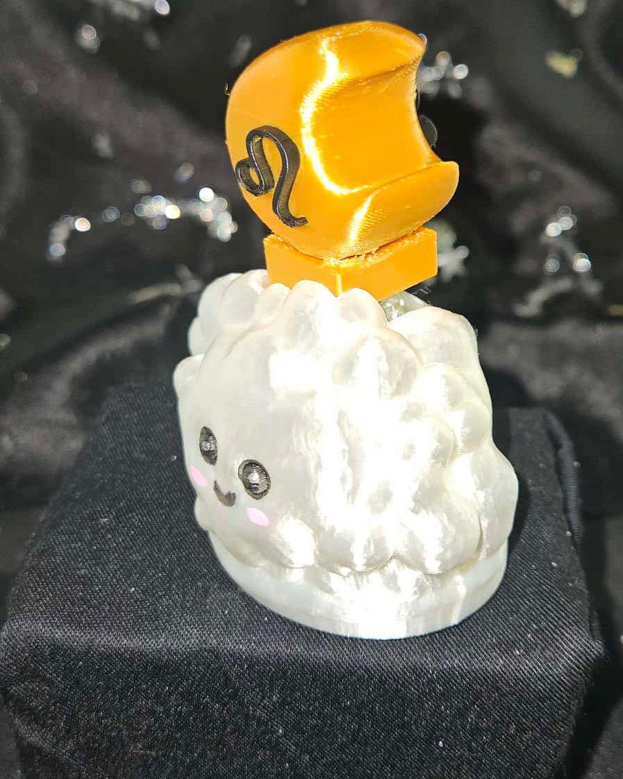 Moon in the clouds fidget toy
