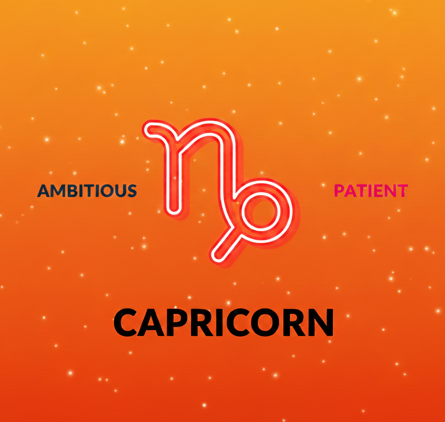 Capricorn Orange Ombre